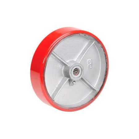 Casters Wheels & Industrial Handling 8 x 2 Polyurethane Wheel - Axle Size 3/4 CW-820-PSRB